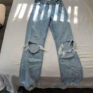 Abercrombie 90s Straight Ultra High Rise Jeans